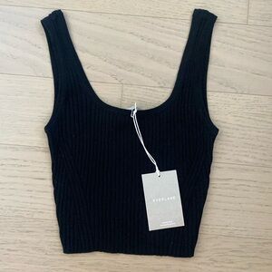 NWT Everlane cotton+merino cami